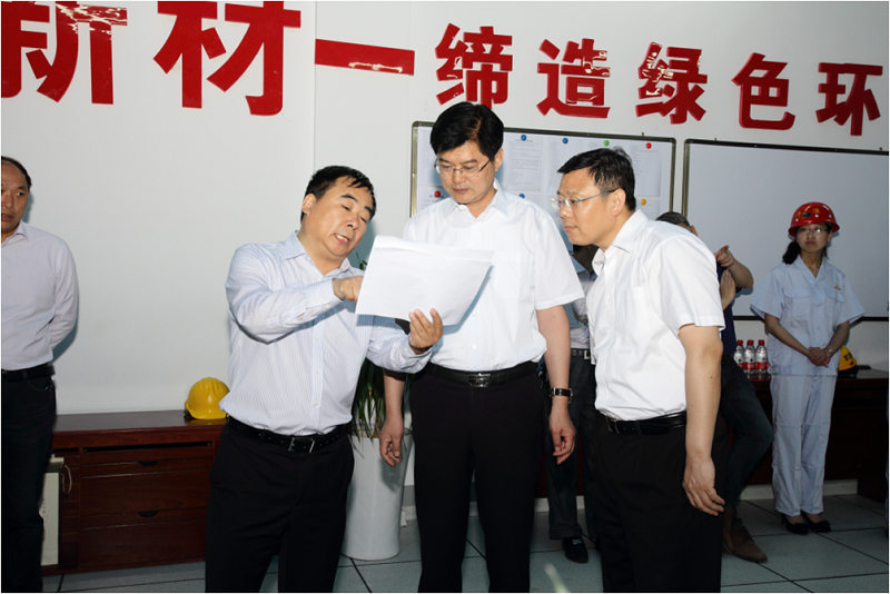 Secretary Wei of the municipal Party Committee visited Yi Huai Group to instruct work